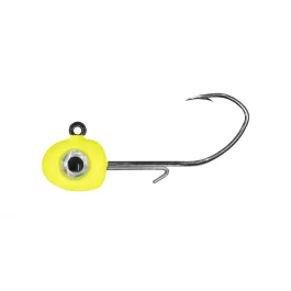 1 Standard Fishing Bait Jighead Sickle – 1/16 oz – Charty
