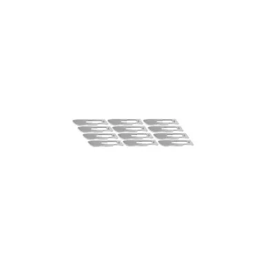 #22xT Carbon Steel Replacement Blade Silver, Length: 2.125″