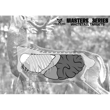 30-06 MSW21-1 Whitetail Paper Target, Multi, 5 Pack