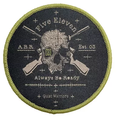 5.11 Quiet Warrior Global Embroidered Morale Patch