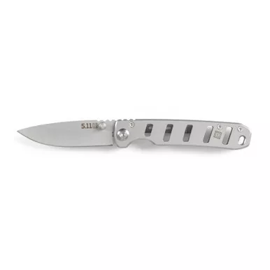 5.11 Tactical 51156 Base 3DP Everyday Folding Knife 2.75" 8CR13MOV Plain Edge Blade, Steel