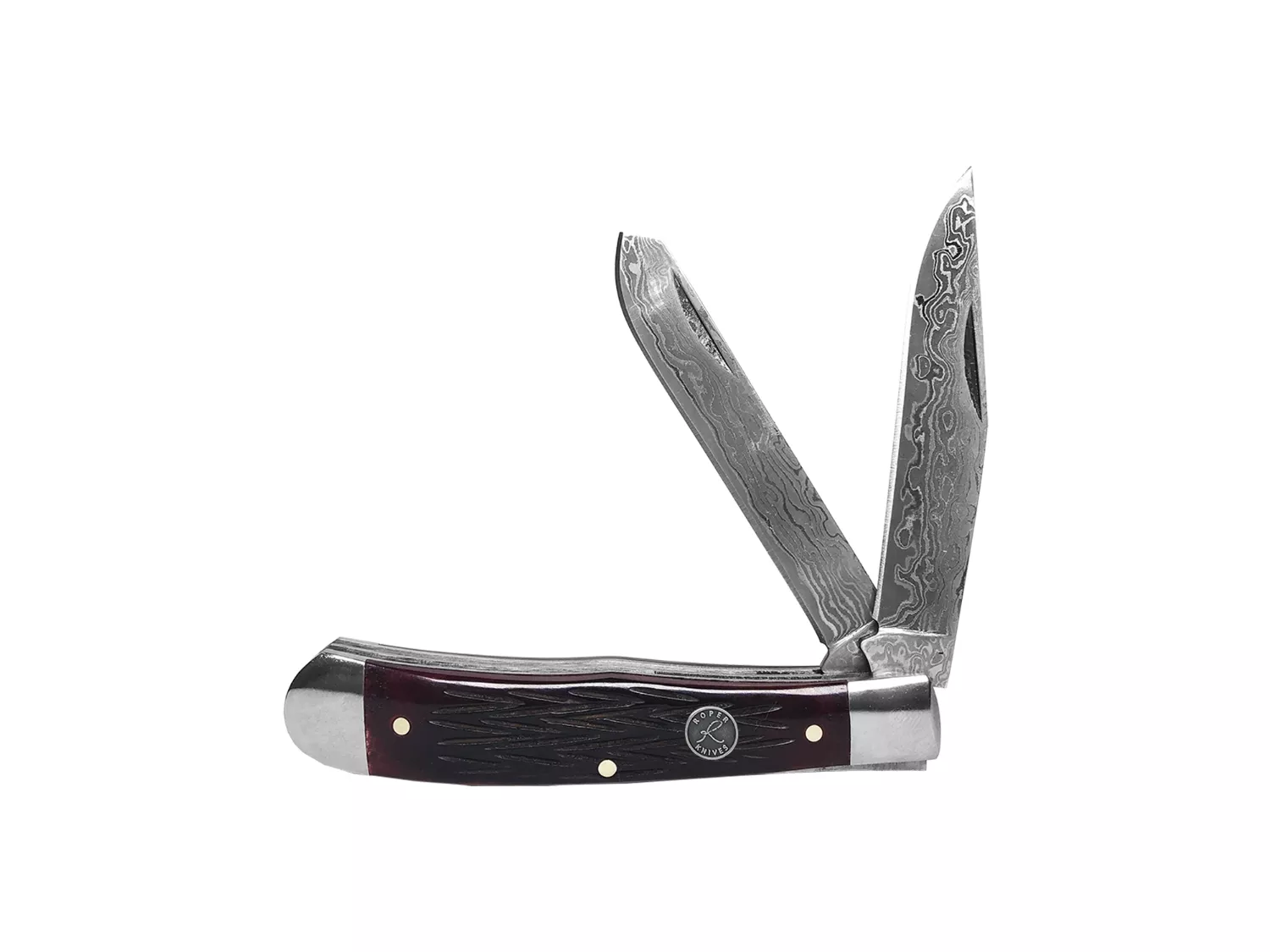 ABKT Red Bone Trapper - Damascus