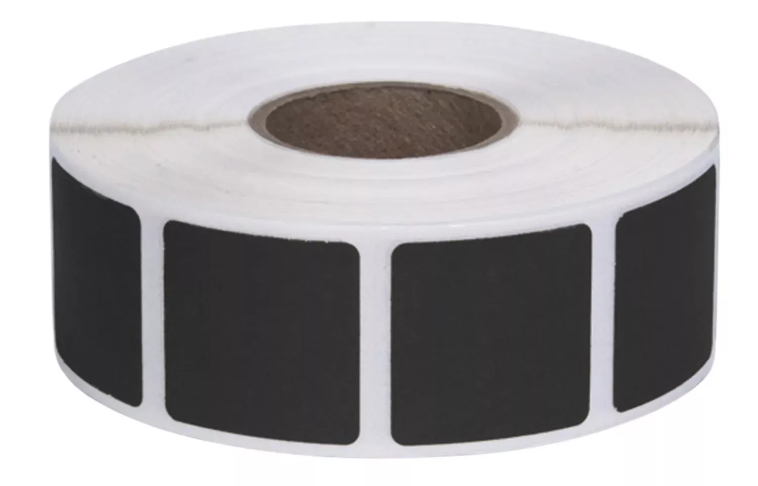 Action Target Pasters Square Black Adhesive Paper 7/8" 1000 Per Roll
