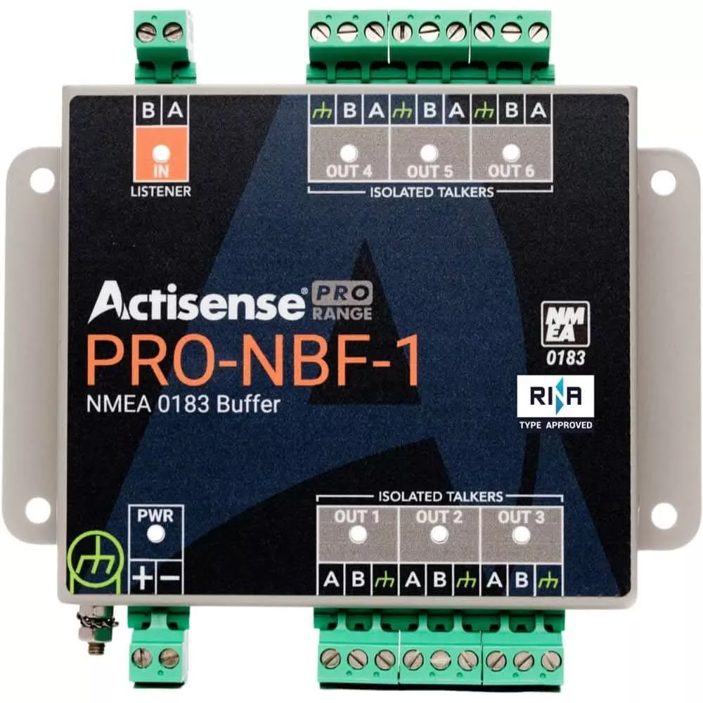Actisense PRO-NBF-1 NMEA Buffer with Opto-Isolated Input and Six ISO-Drive Outputs – PRO-NBF-1