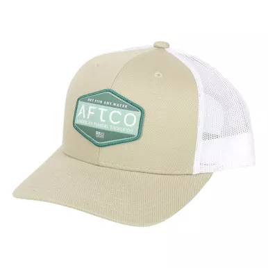 AFTCO Transfer Trucker Hat Khaki