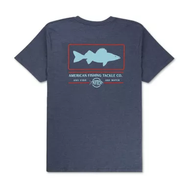 Aftco Wally Dinger SS T-Shirt Midnight Heather M