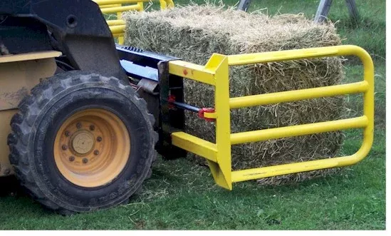 AgNation Wrap Square Bale Handler | 4.5′ to 8.5′ | For Skid Steers & Tractors