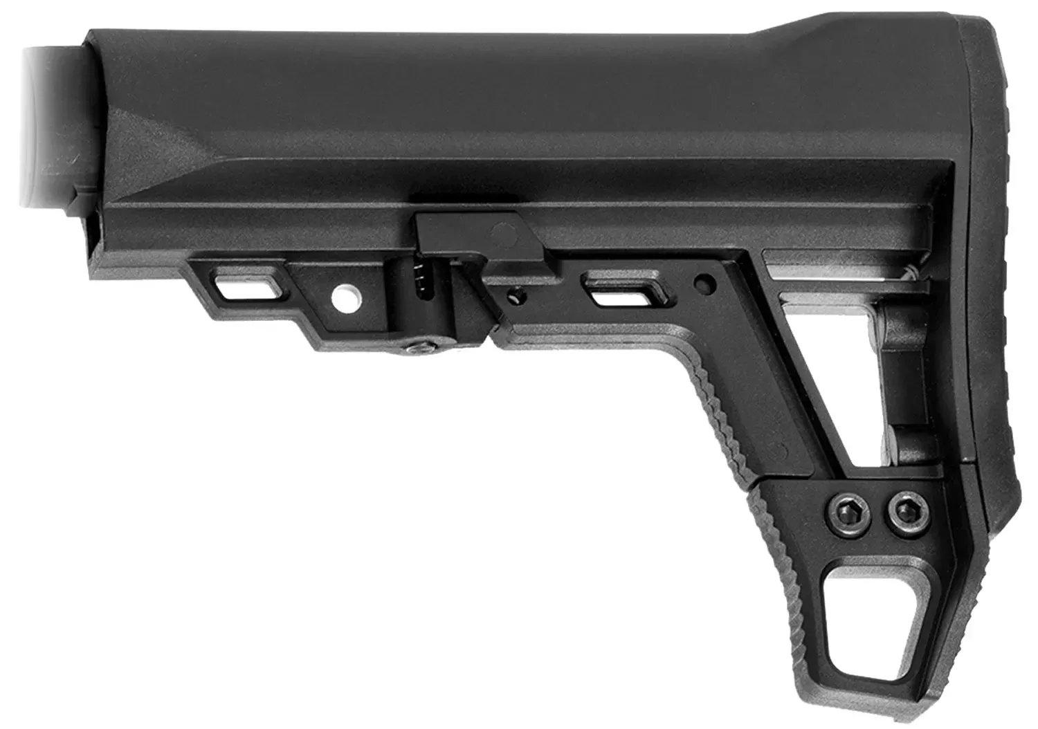 Aim Sports Advanced Modular Stock6 Position Black Synthetic for AR-15, M4