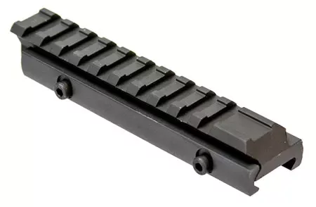 Aim Sports Riser Mount Black Anodized High Profile Picatinny/Weaver Mount AR Platform