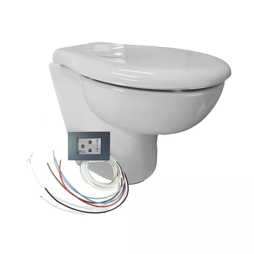 Albin Group Ultra Slim Premium Standard 12V Toilet with Electronic Control Panel – 07-06-011
