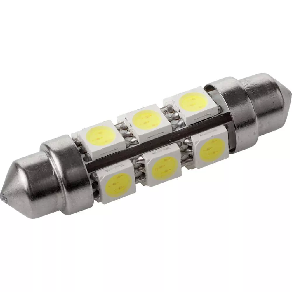All Around LED Festoon Brass