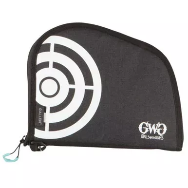 Allen GWG 8″ Handgun Case Black with White Target Design
