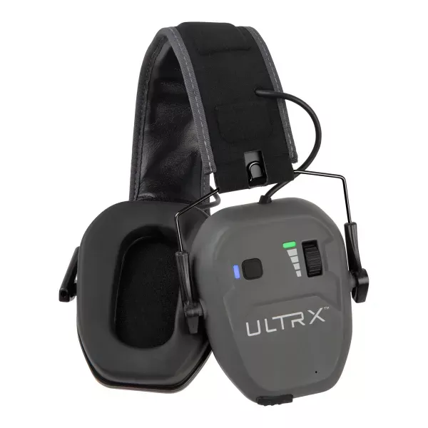Allen ULTRX Bionic Bluetooth Earmuffs – NRR 22dB, Gray #2242A