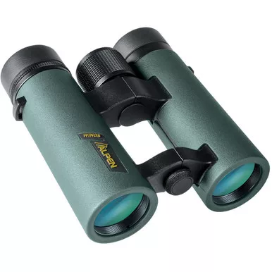 Alpen Optics 547 Wings Binoculars, 10x34, Green