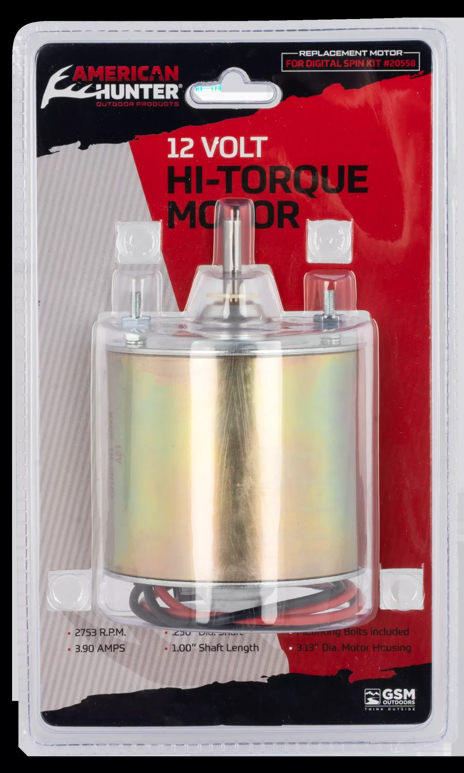 American Hunter High-Torque Motor Feeder Motor 12 Volts