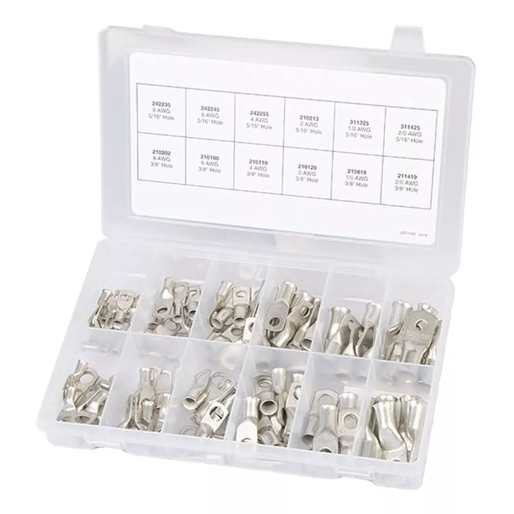 Ancor 100-Piece Tinned Copper Lug Kit - 255101
