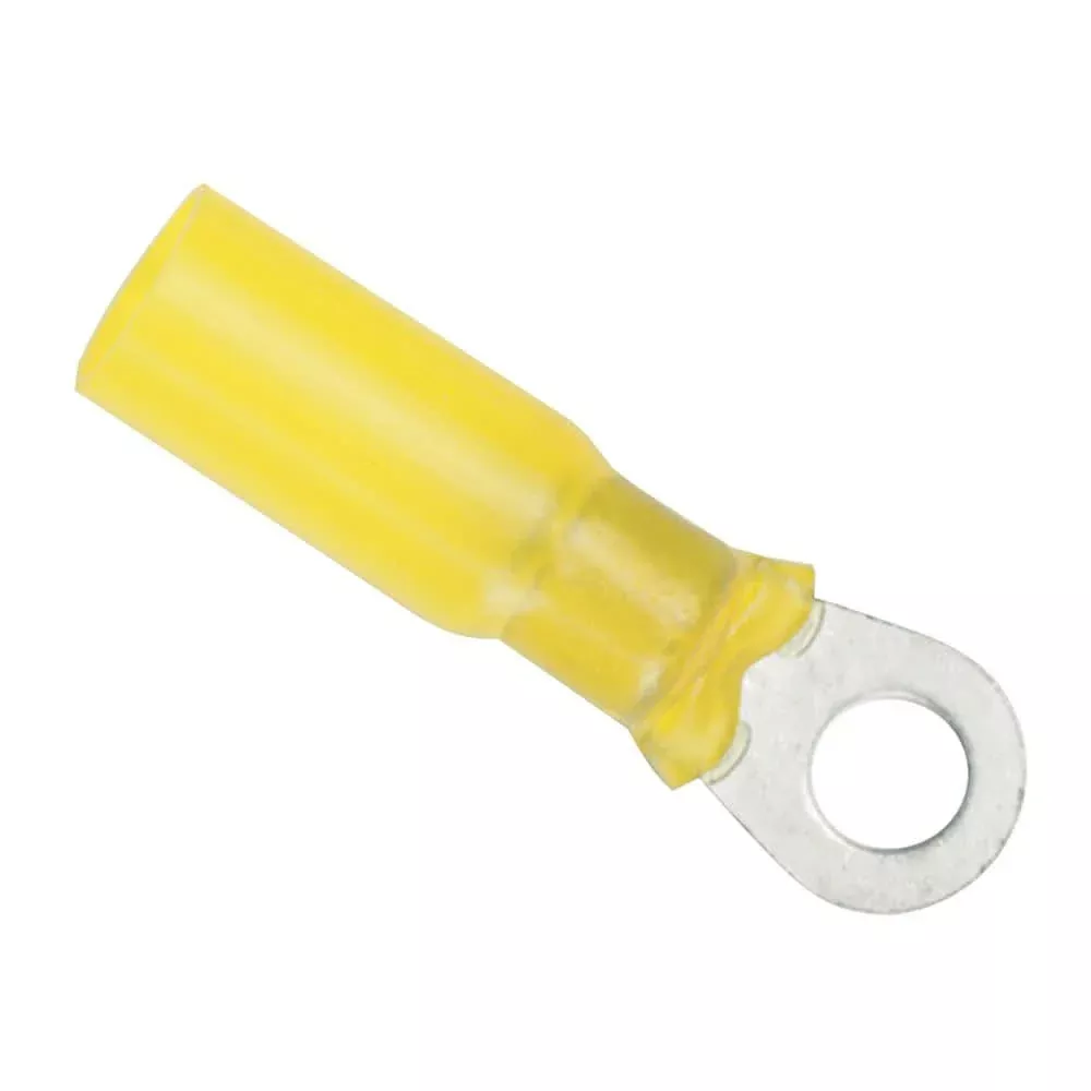 Ancor 12-10 Gauge – 1/4″ Heat Shrink Ring Terminal – 25-Pack – 312425