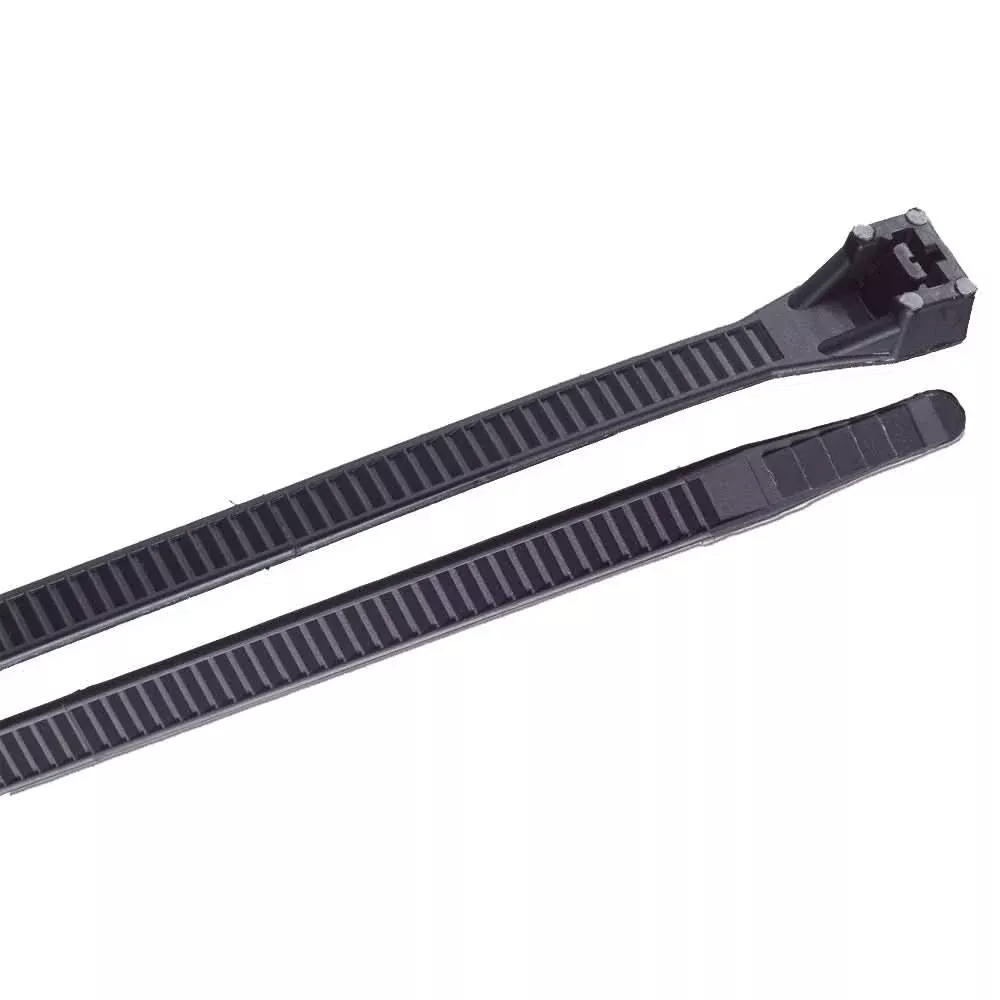 Ancor 8″ UV Black Heavy Duty Cable Zip Ties – 100 Pack