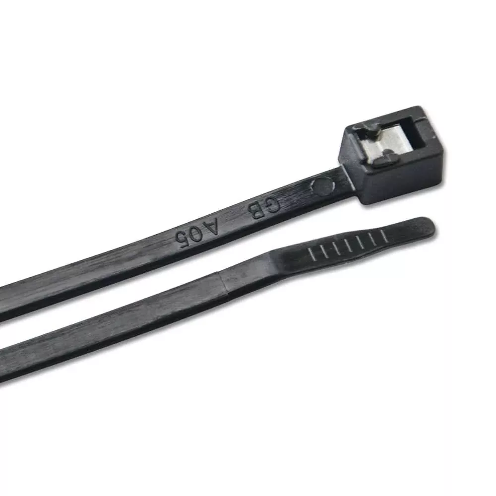 Ancor 8" UV Black Self Cutting Cable Zip Ties - 500-Pack - 199264
