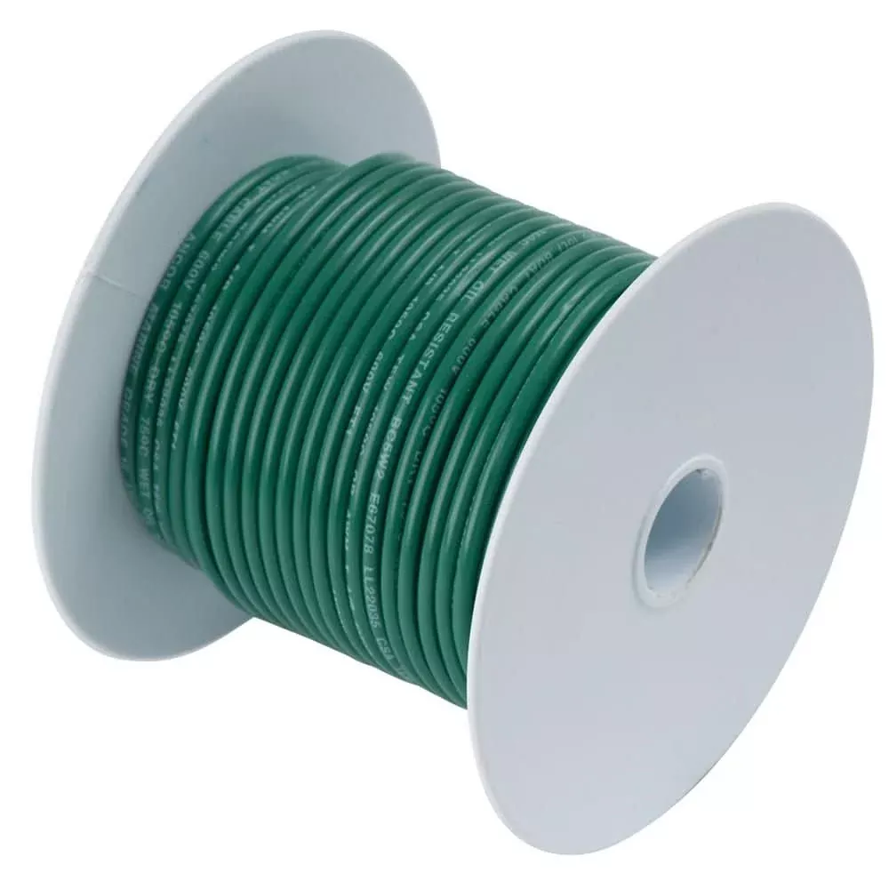 Ancor Green 10 AWG Tinned Copper Wire – 250′ – 108325