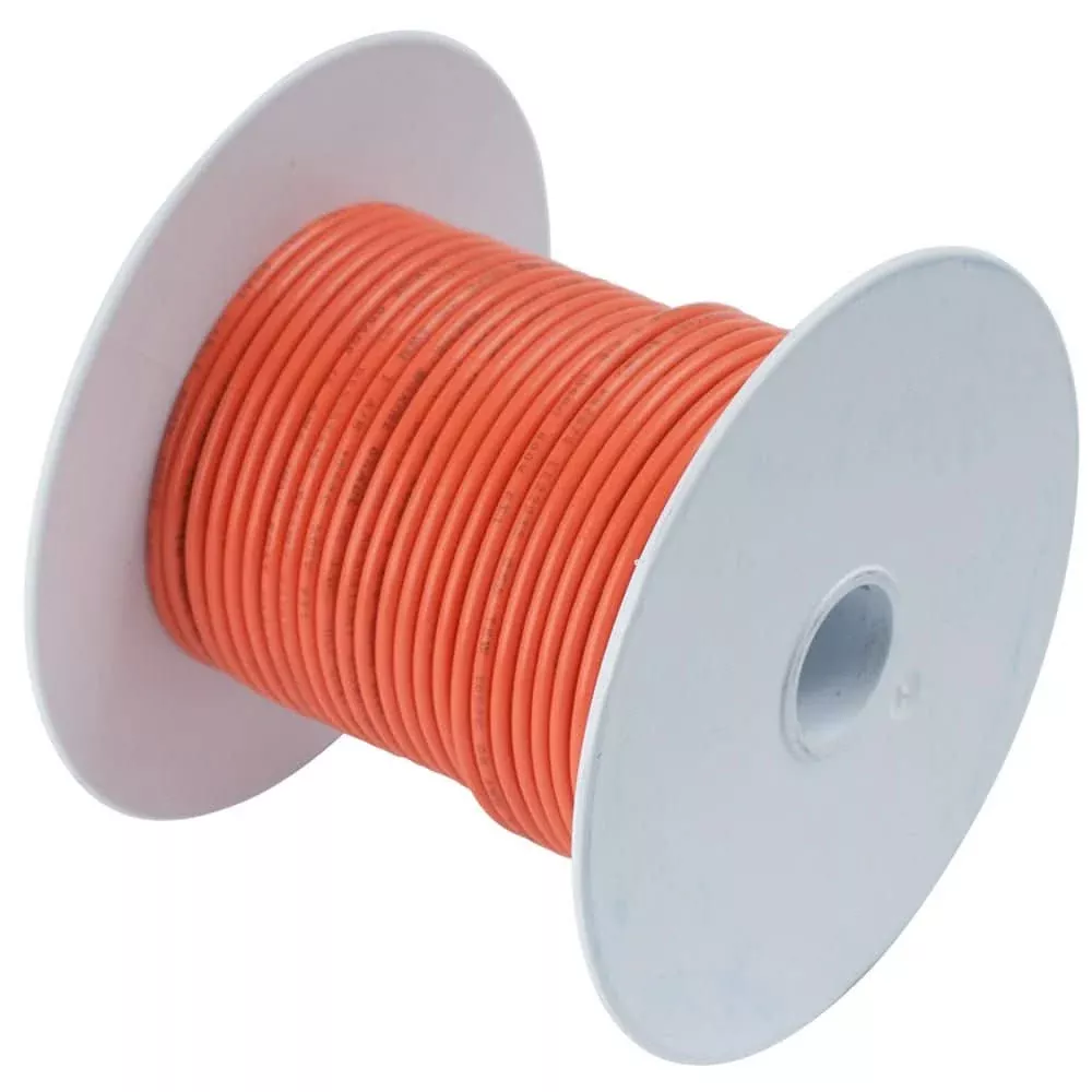 Ancor Orange 10 AWG Tinned Copper Wire – 100′ – 108510