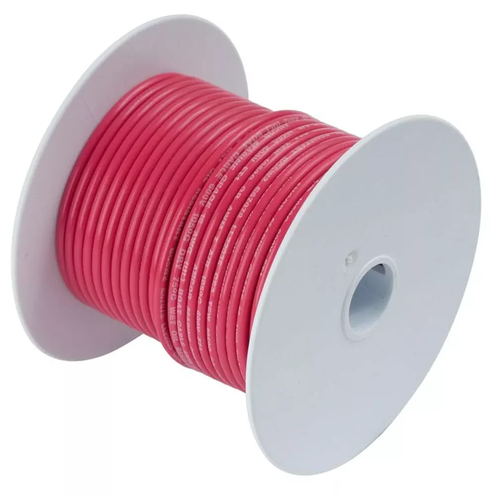 Ancor Red 2/0 AWG Tinned Copper Battery Cable – 50′ – 117505