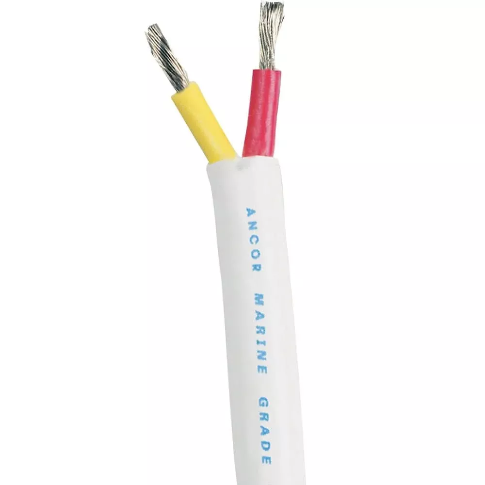 Ancor Safety Duplex Cable – 12/2 AWG – Red/Yellow – Round – 250′ – 126325