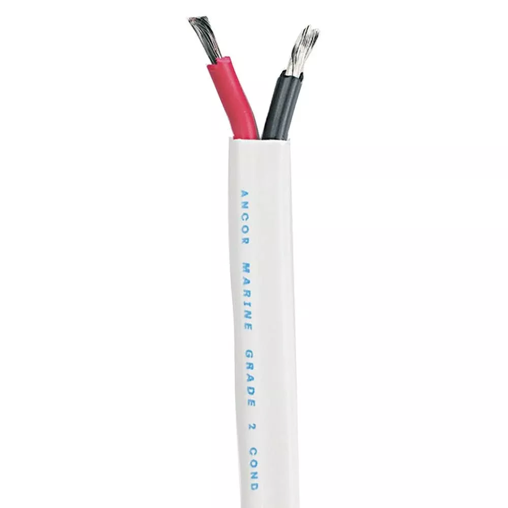 Ancor Standard Duplex Cable - Flat 12/2 AWG - 2 x 3mm² Red/Black - 250' - 121325