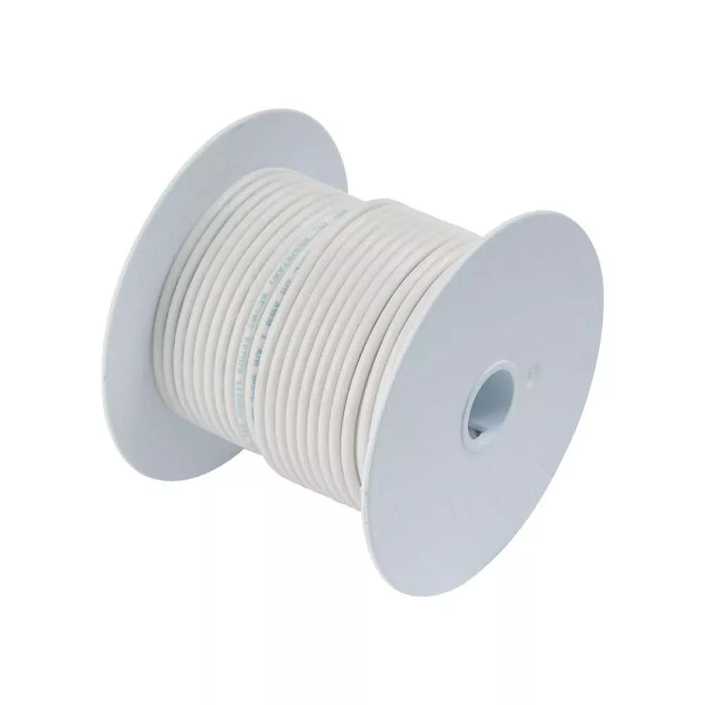 Ancor White 12 AWG Tinner Copper Wire - 100' -106910