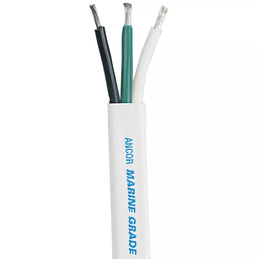 Ancor White Triplex Cable – 14/3 AWG – 500′
