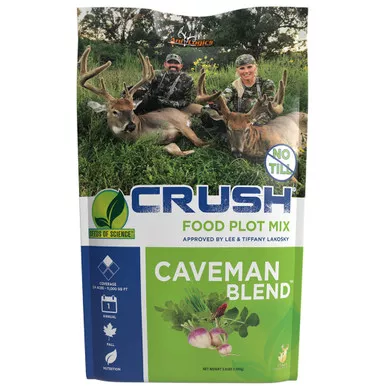 Ani-Logics 24004 CRUSH Caveman Crush Food Plot Seed, 3.5 lbs, Green