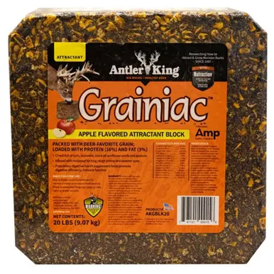 Antler King Grainiac Block 20 LB Apple Flavored
