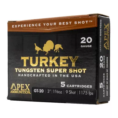 Apex Ammunition 20ga 3" 1-5/8oz 5 Rnd