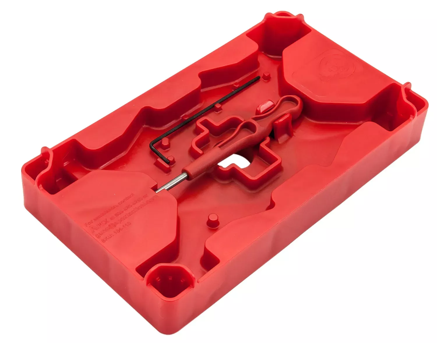 Apex Tactical Armorer’s Tray Red Polymer Pistol