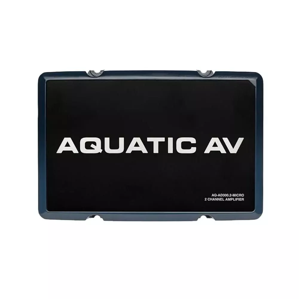 Aquatic AV AD300.2 Micro 2-Channel Digital Amplifier for Marine and Powersports – AD300