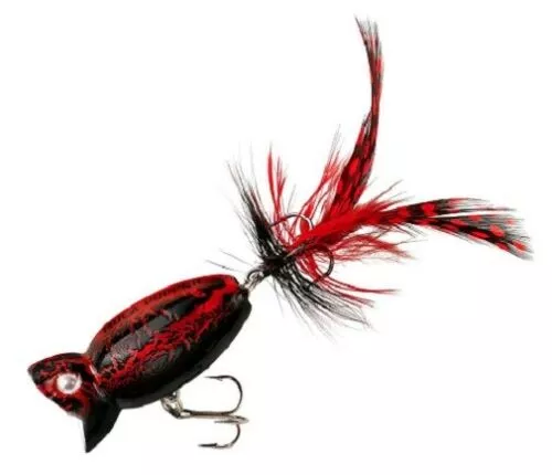 Arbogast Hula Popper 2′ Black Death #G761-535