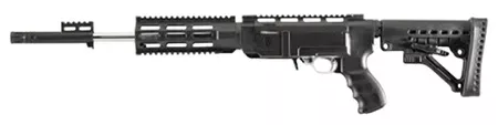 Archangel AR-15 Style Conversion Stock Black Synthetic 6 Position Collapsible for Ruger 10/22 (No Bayonet)