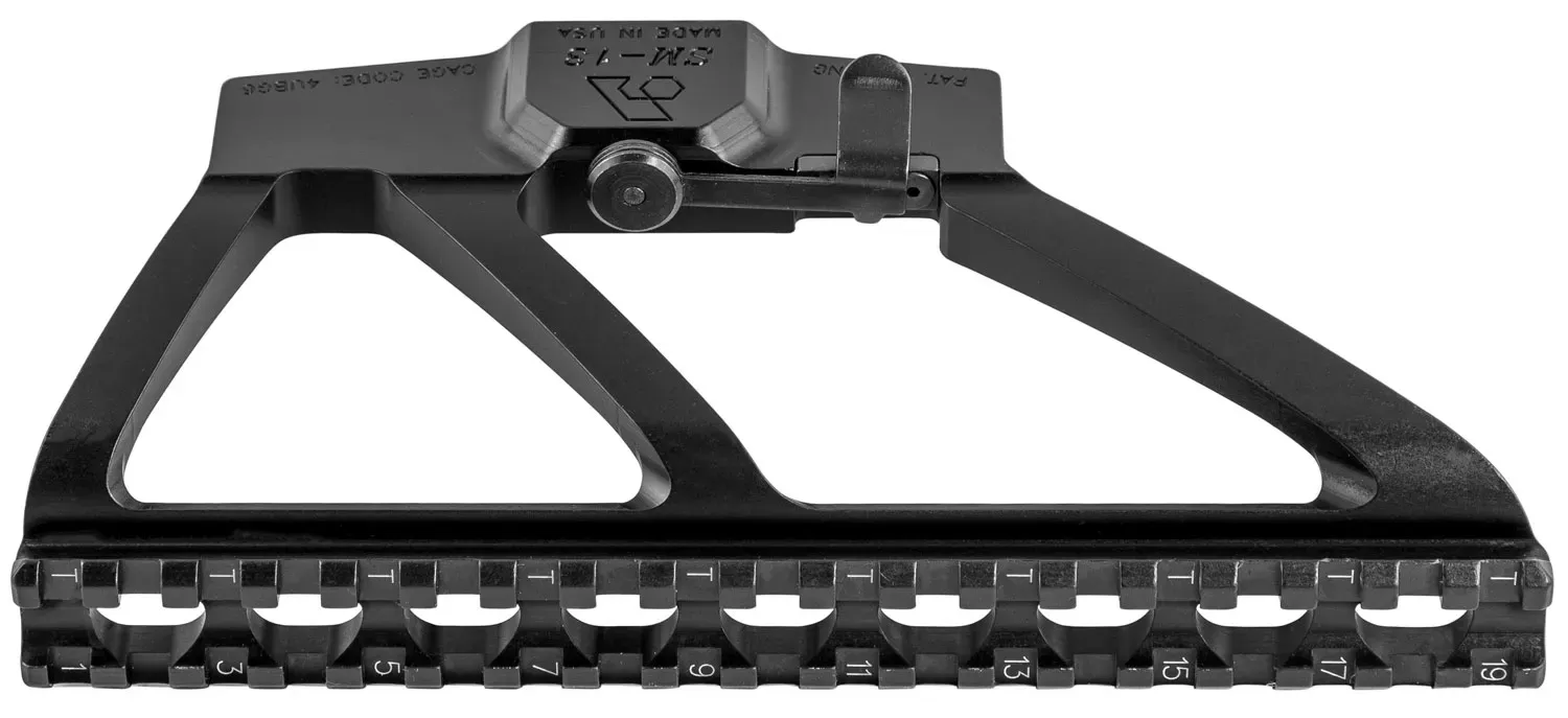 Arsenal Scope MountBlack Anodized Picatinny Rail Mount Aluminum AK-Platform
