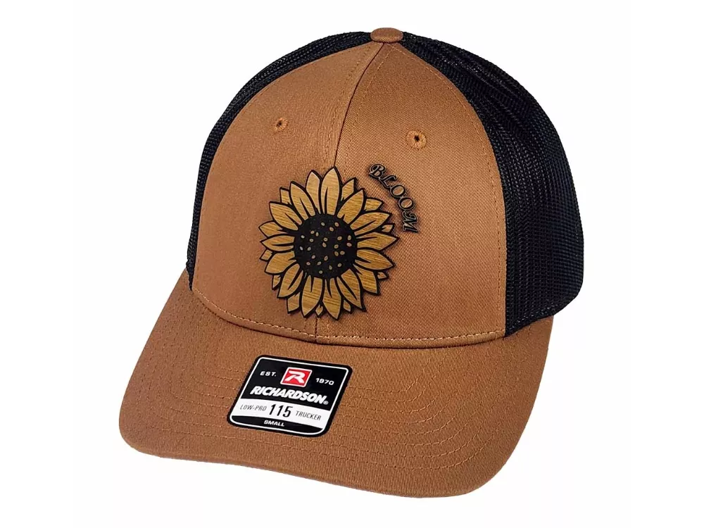 Artora Womens Sunflower Bloom Bamboo Patch Hat