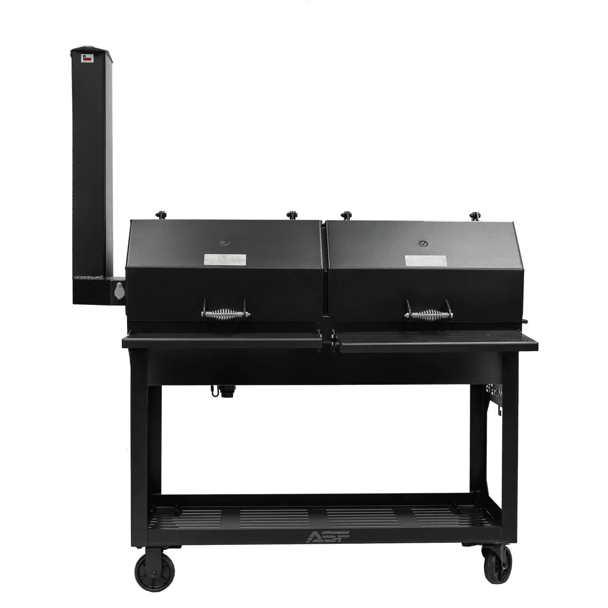 ASF 48×20 BBQ Pit | Dual Cooking Chambers | 1,112 sq. in. Cooking Space