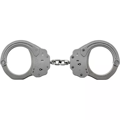 ASP 56100 Sentry Handcuffs Chain-Linked Stainless Steel Restraints & Key - Nickel