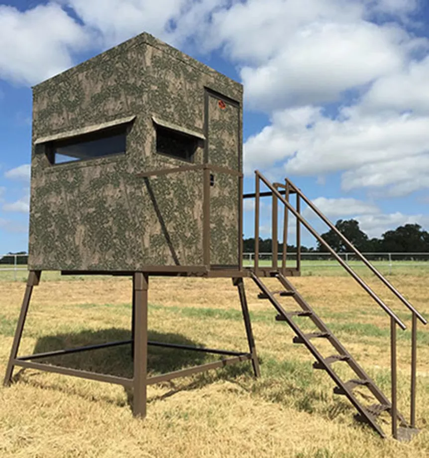 Atascosa Bushlan Outfitter 5X5 4′ Tower Blind