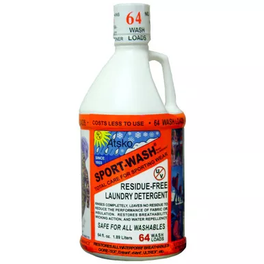 Atsko 1338Q Sport-Wash Laundry Detergent, 2 Quart, White