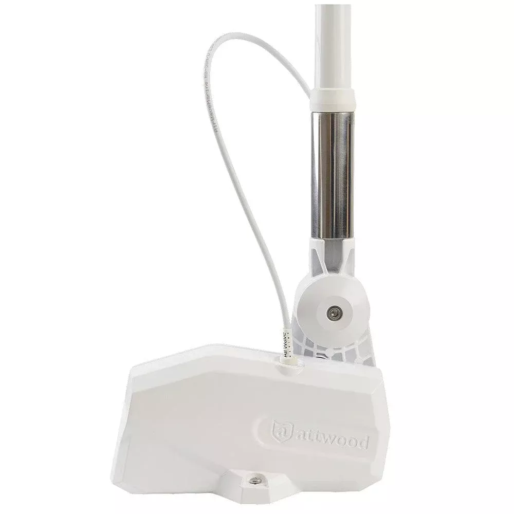 Attwood PowerBase Antenna – White Powered Fold-Down Antenna Base