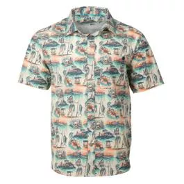 AVID Gear Men's Palapa Vacay Button Up Shirt