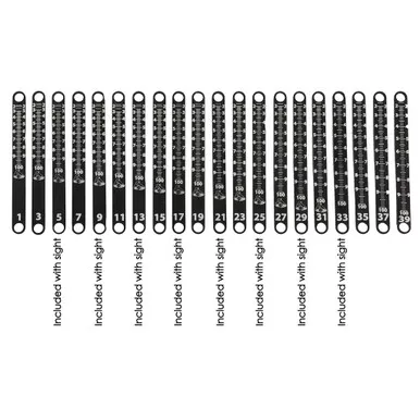 Axcel ACXP-MST1-2 Achieve XP Metal Sight Tape, Scale #1 and #2, Black