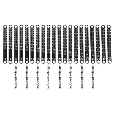 Axcel ACXP-MST31-32 Achieve XP Metal Sight Tape Scale, #31 and #32, Black