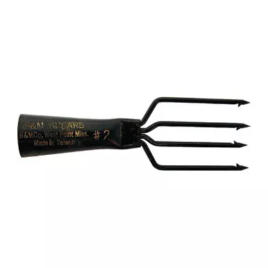 B&M Spear 4-Tine Skin Pack Black 5"