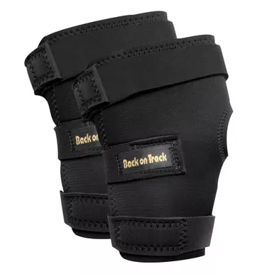 BACK ON TRACK Therapeutic Wraps Pair Black Horse Hock Boot (202700)