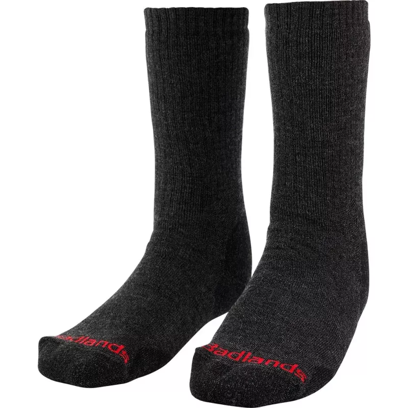 Badlands Hw Merino Crew Sock Black XL